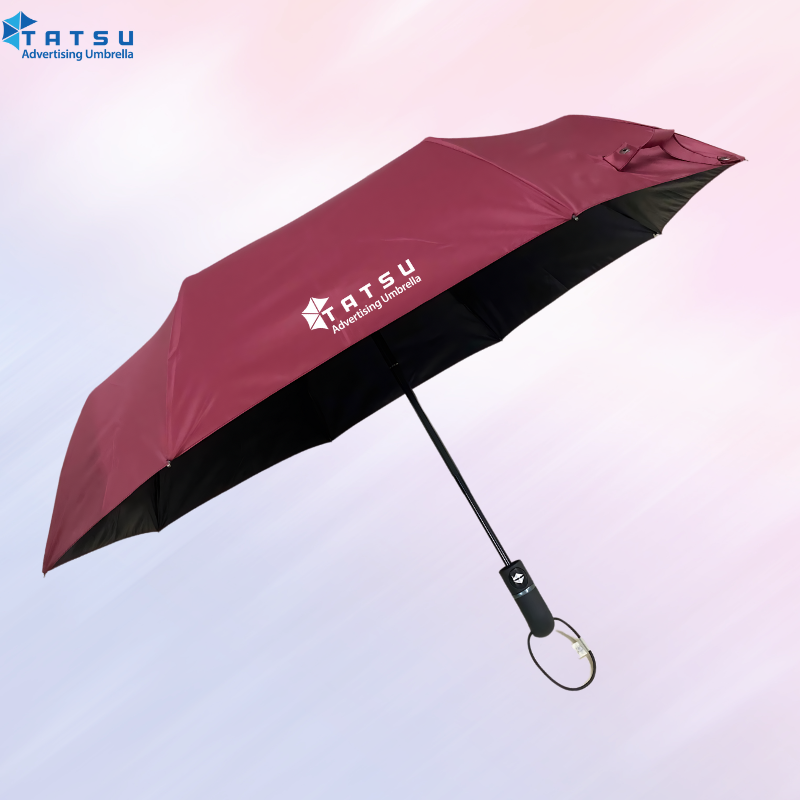Ô gập 3 tự động 2 chiều cán dài